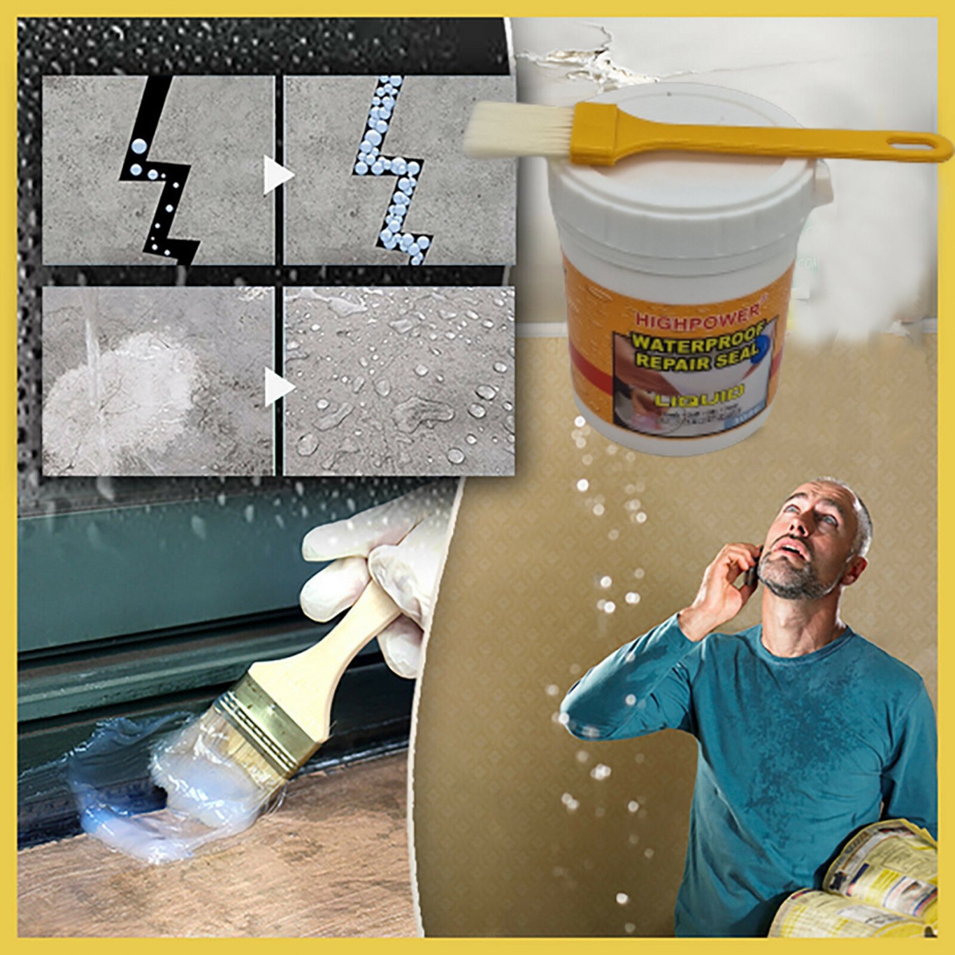 مانع تسرب مائي للإصلاح الفوري liquid seal