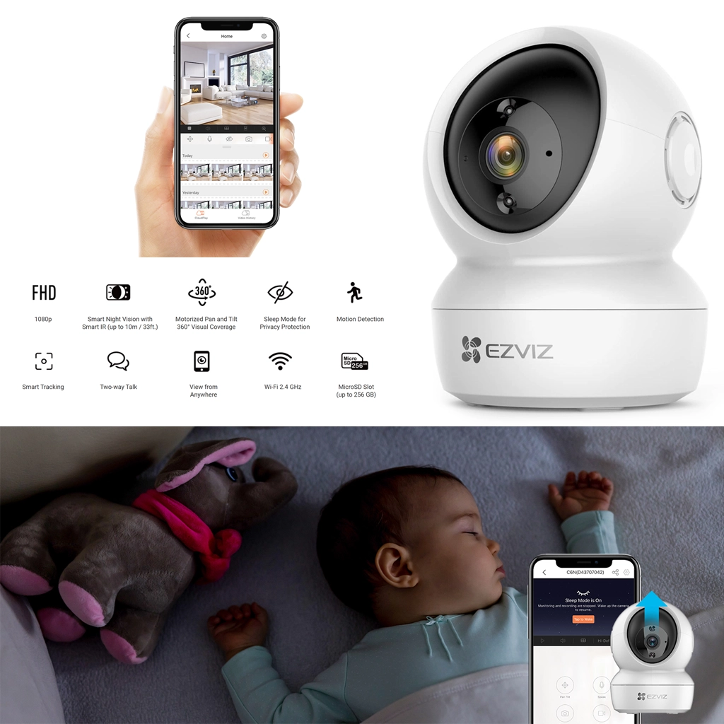 كاميرا المراقبة الذكية EZVIZ C6N