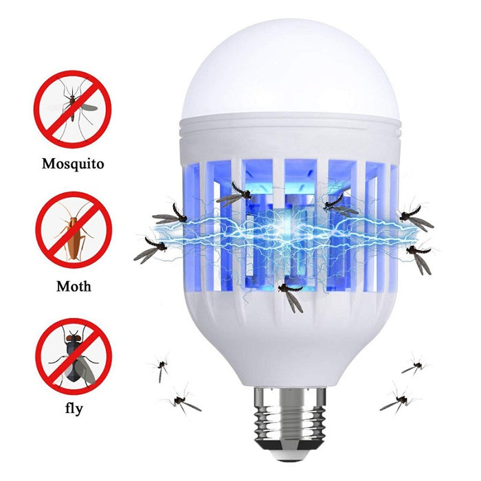 لمبة LED مدمجة مع قاتل حشرات 🦟💡